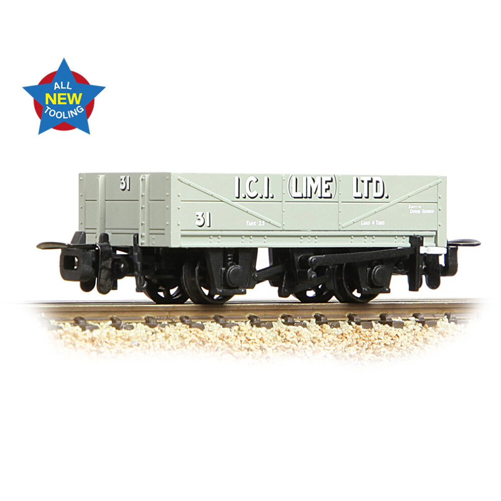 Bachmann Rnad Rebuilt Open Wagon Ici Buxton Lime 31