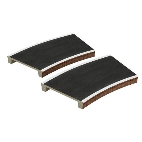 BACHMANN Scenecraft Two Curved Platforms Radius 2 (Pre-Built)