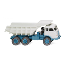 Henschel HS 3-180 Tipper Trailer Light Blue/White