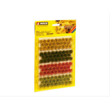 NOCH 0007011 Ciuffo d'erba rossa, gialla, verde chiaro, verde scuro
