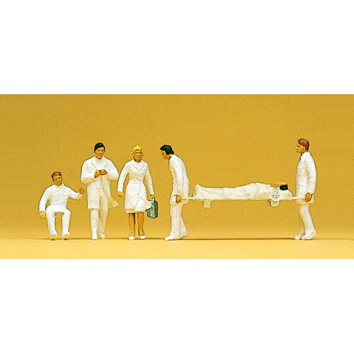 Emergency Team (5) with Stretcher Exclusive Figure Set