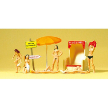 Nudist Bathers (6) Exclusive Figure Set