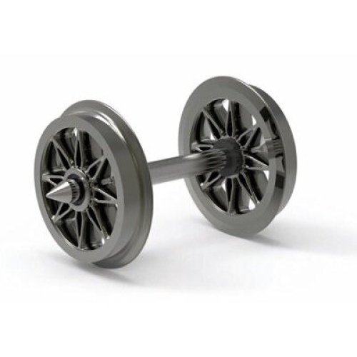 Hornby 12.6mm Split Spoked Wheelsets (10)