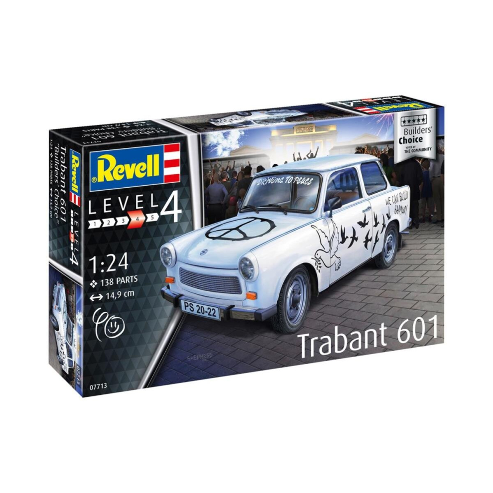 Trabant 601S Builders Choice Kit (1:24 Scale)