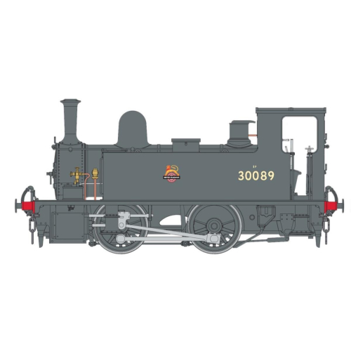B4 0-4-0T Dock Tank 30084 BR Early Crest