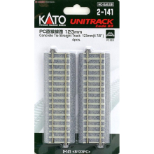 Unitrack (S123PC) CS Straight Track 123mm 4pcs