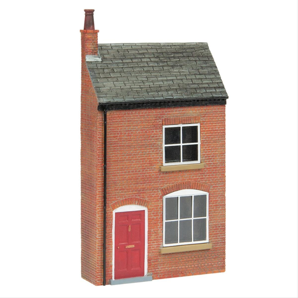 Bachmann Scenecraft Low Relief Lucston Terrace Brick (Pre-Built) Red