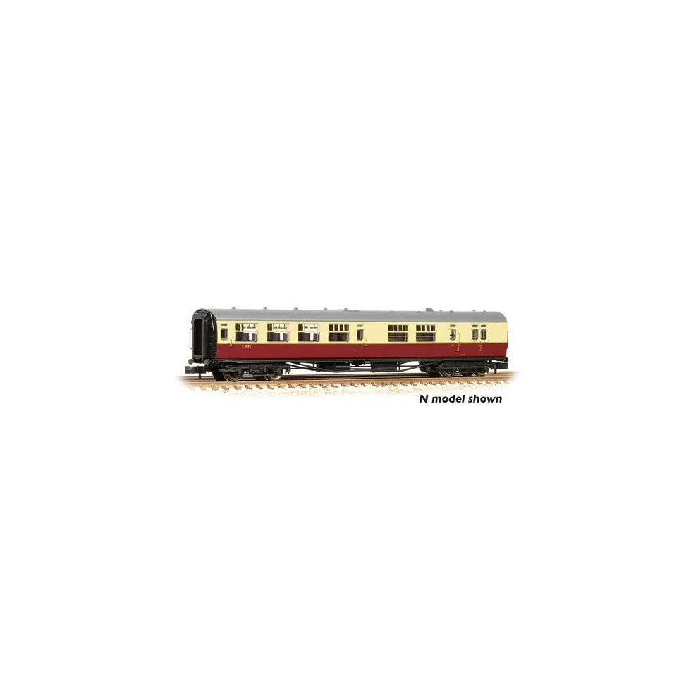 Bulleid Semi-Open 3rd Class Brake Coach BR Crimson/Cream