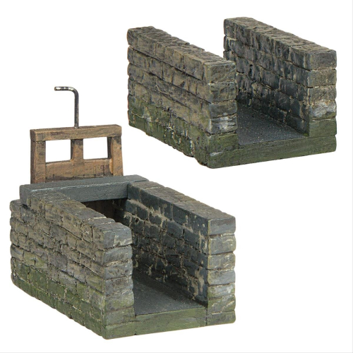 BACHMANN Scenecraft Watermill Race and Gate (Pre-Built)