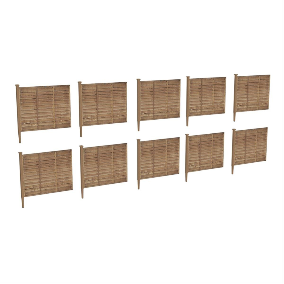 Scenecraft 6ft Garden Fencing 10pcs (Pre-Built)