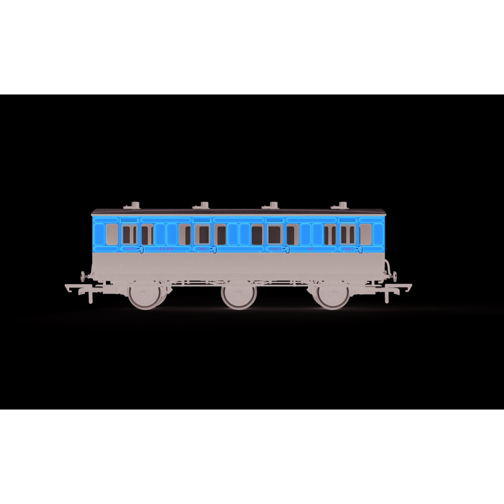 6 Wheel Coach 1st Class LSWR 490