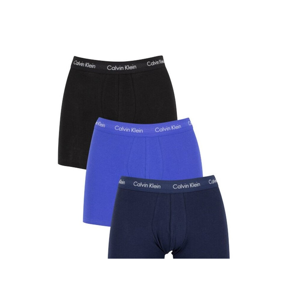 (M) CALVIN KLEIN Men's Boxer Brief Trunks Stretch Cotton 3 Pack CK Underwear