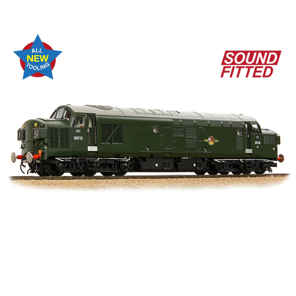 Bachmann Class 37/0 D6710 Br Late (Dcc-Sound) Green