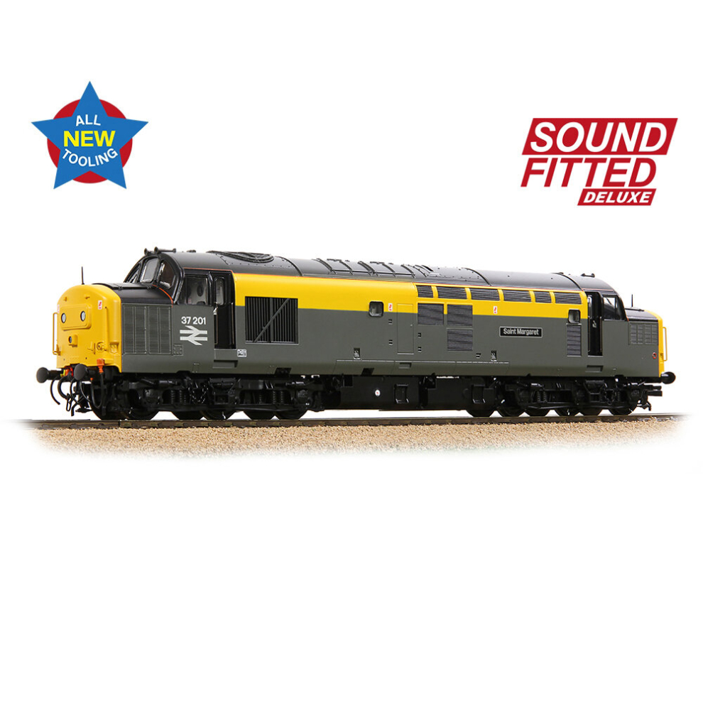 Deluxe Class 37 201 St Margaret BR Dutch (DCC-Sound)