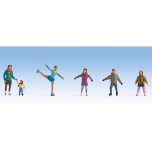 Ice Skaters (6) Figure Set