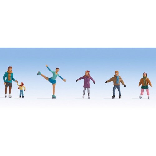 Ice Skaters (6) Figure Set