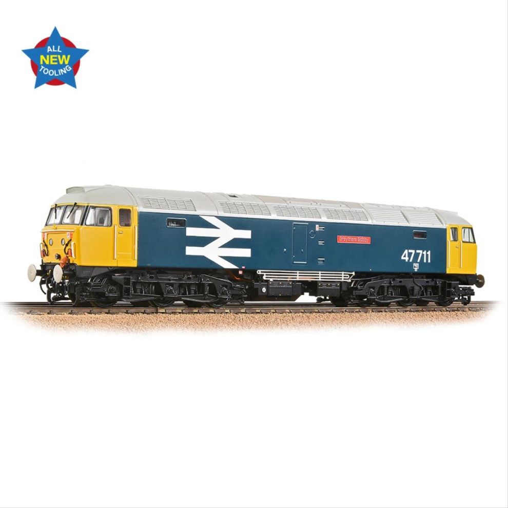 Class 47 711 'Greyfriars Bobby' BR Large Logo Blue