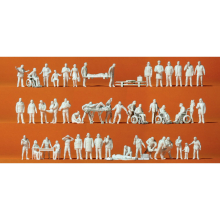 Assorted Emergency Responders (52) Unpainted Figure Set
