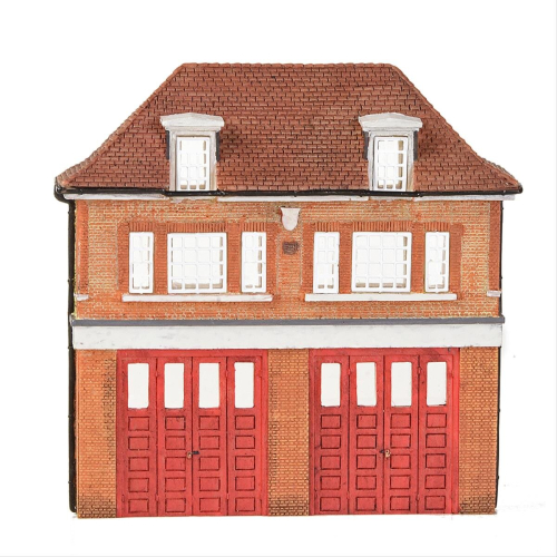 Scenecraft Low Relief Fire Station (Pre-Built) 1