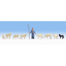 Shepherd & Sheep Figure Set