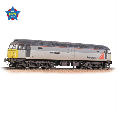 BACHMANN Class 47 376 'Freightliner 1995' FL Grey Weathered
