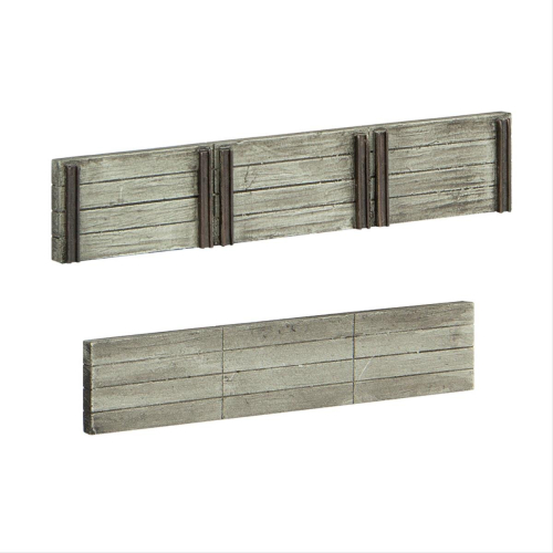 BACHMANN Scenecraft Wood Sleeper Retaining Walls (Pre-Built)