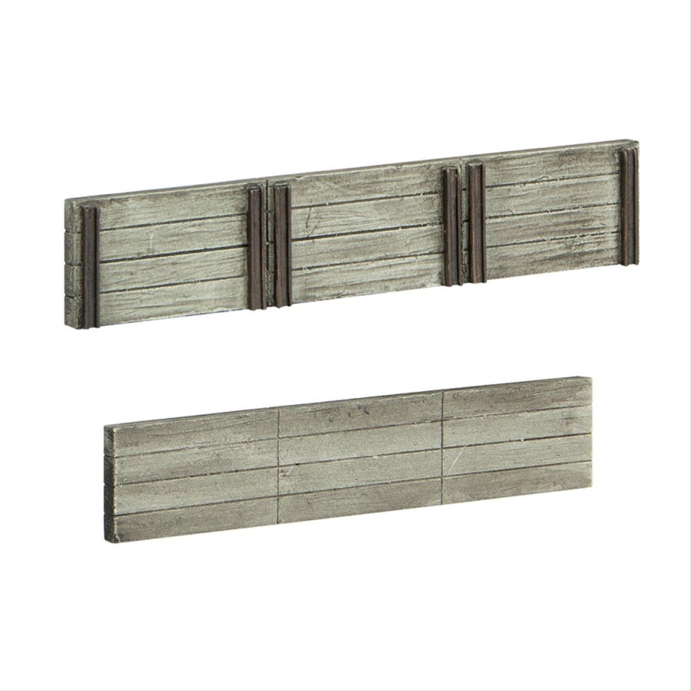 Bachmann Scenecraft Wood Sleeper Retaining Walls (Pre-Built)