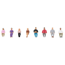 Seated People (8) Figure Set