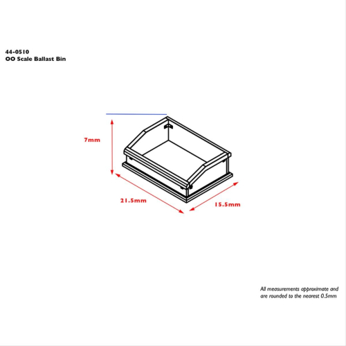 BACHMANN Scenecraft Ballast Bins 2pcs (Pre-Built) 2