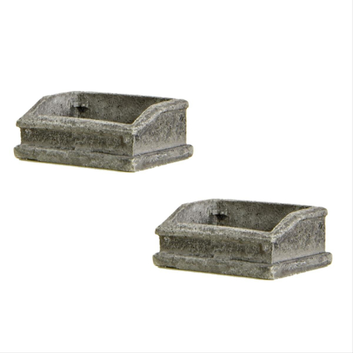 BACHMANN Scenecraft Ballast Bins 2pcs (Pre-Built)