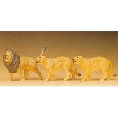 Circus Lions Walking (3) Figure Set