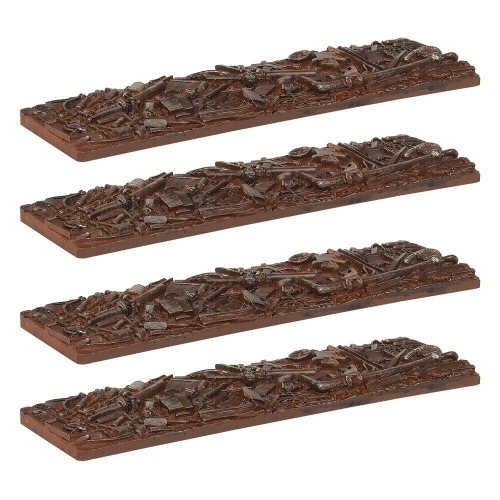 BACHMANN Scenecraft Scrap Metal Loads SSA Wagons 4pc(Pre-Built)