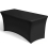 (BLACK) 6FT Elastic Spandex Table Cover for Standard Folding Tables Party Buffet Cloth 4