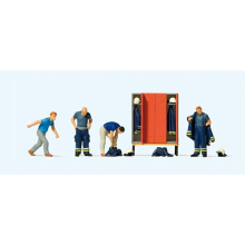 Firemen Preparing for the Fire Run (4) Exclusive Figure Set