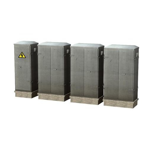 BACHMANN Scenecraft Lineside Cabinets 4pcs (Pre-Built)