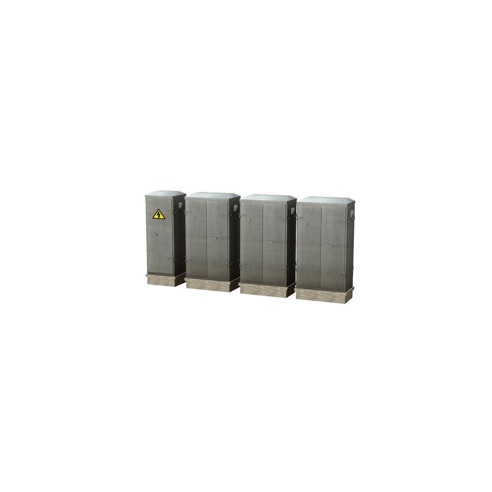 Scenecraft Lineside Cabinets 4pcs (Pre-Built)