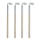 BACHMANN Scenecraft Sleeved Street Lamp Posts 4pcs (Pre-Built) 1