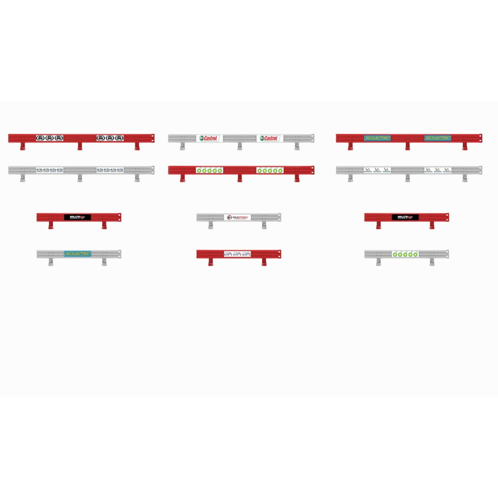 Scalextric Classic Barriers with Stickers