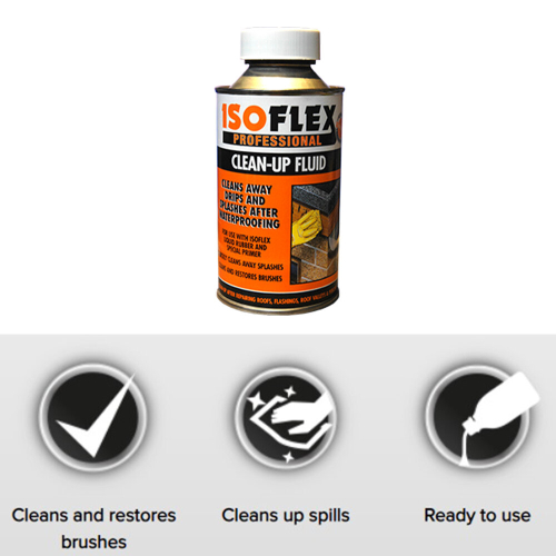 ISOFLEX Professional Clean Up Fluid - CLEAR - 500ml 1