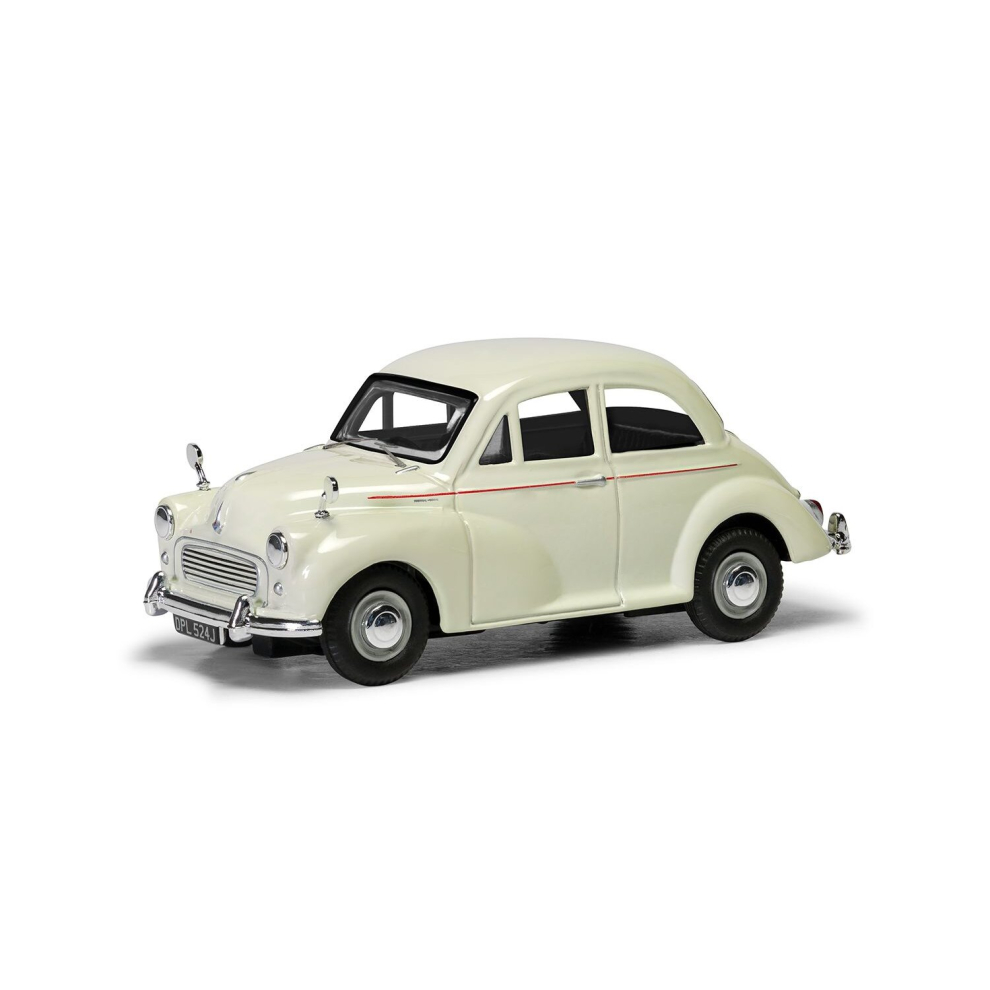 Corgi Morris Minor 1000 Snowberry White