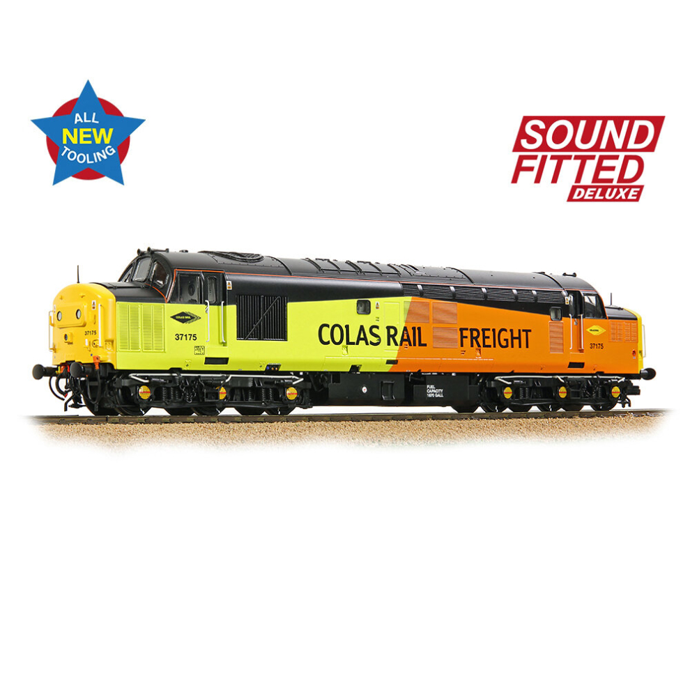 Deluxe Class 37 175 Colas Rail (DCC-Sound)