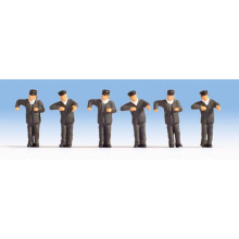 Steam Locomotive Drivers (6) Figure Set