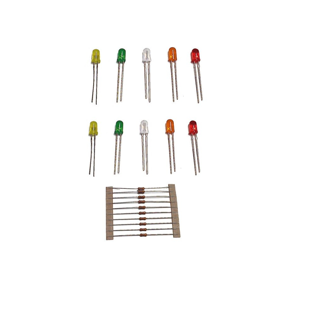 Led Pack 5Mm Assorted (10) 5060325130320