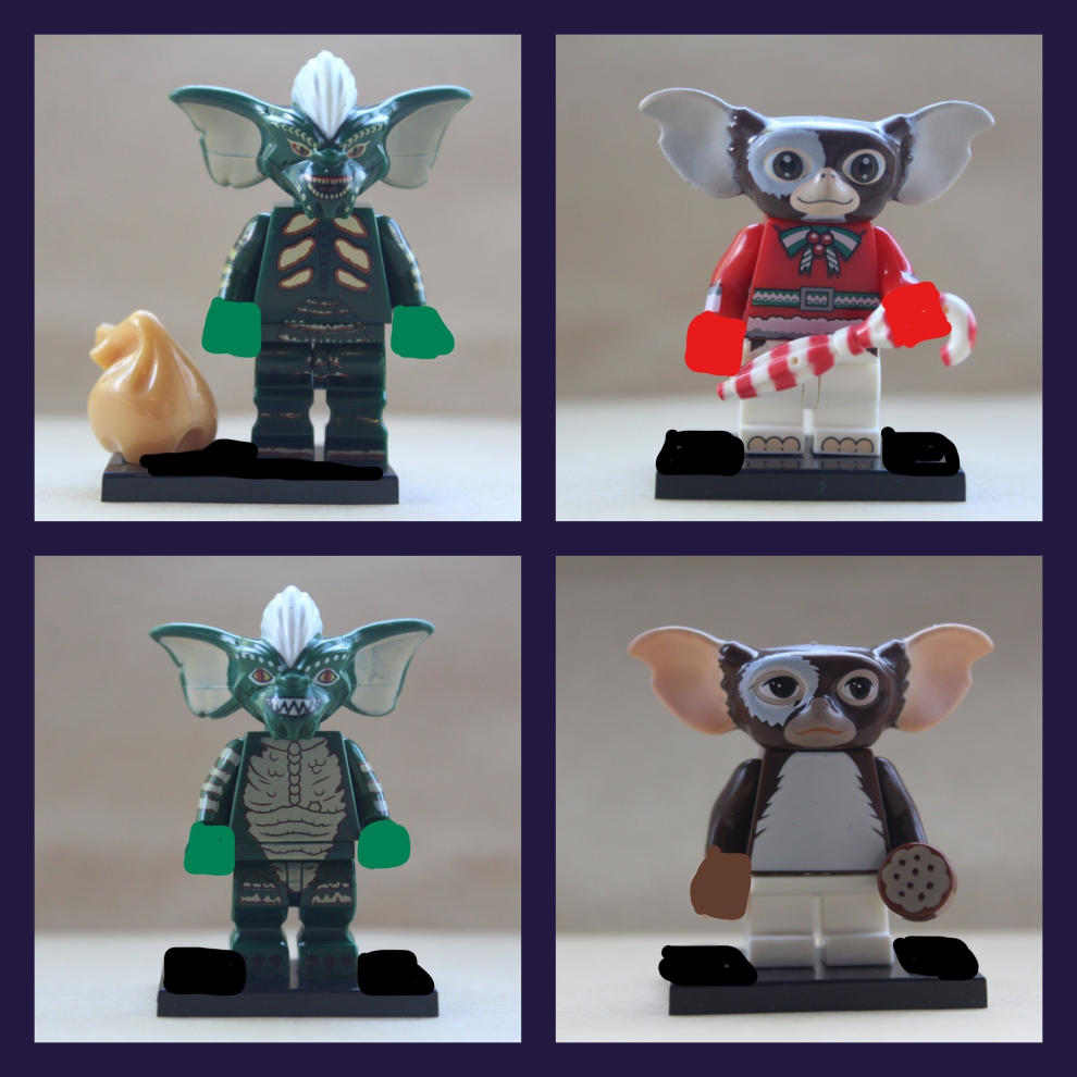 (GREMLINS MOGWAI) Custom Lego Super Hero Mini Figure Toy PLAYSET