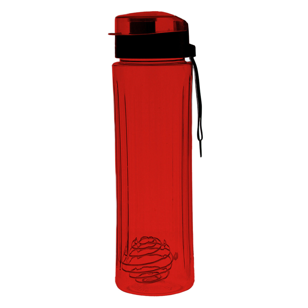 (Red) Protein Shaker Mixer Bottle 750ml Pre Workout