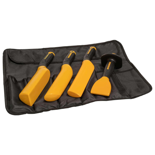 Roughneck Roughneck Pro Lead Dresser Κιτ εργαλείων 4 τεμαχίων με ρολό αποθήκευσης
