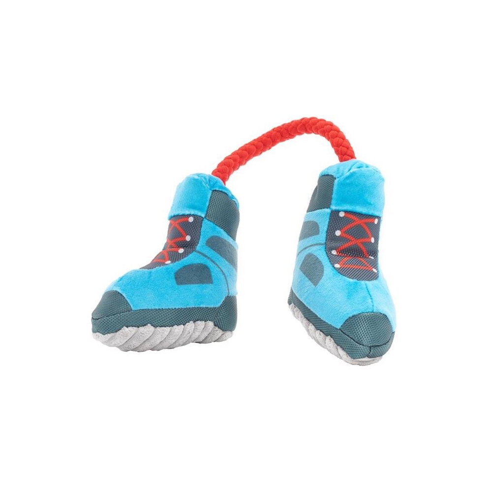 Plush Appalachian Tail Boots Dog Toy, Multi Color - Pack of 3 