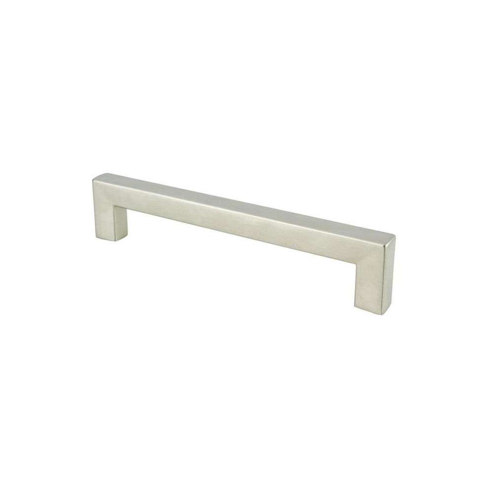 128 Mm Cc Square Pull With Brushed Nickel 748702688187