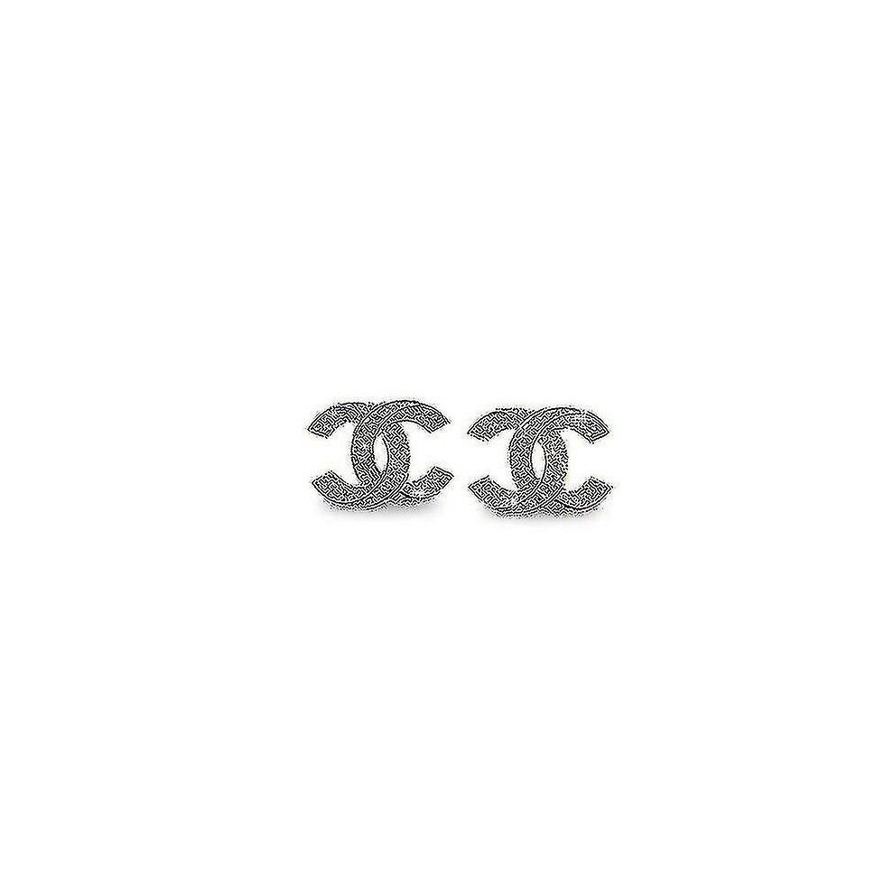 Wearing Cc Earrings High-end Temperament Trend Earrings Dazzling Trend Jewelryearrings