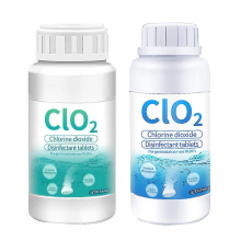 2 Pcs Chlorine Dioxide Cleaning Tablets Healthy Antibacterial Chlorine Tablets floating Chemical Dispenser Hot Tub Swimming Pool Cleani 100pcs